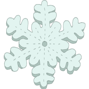 Snowflake Clip